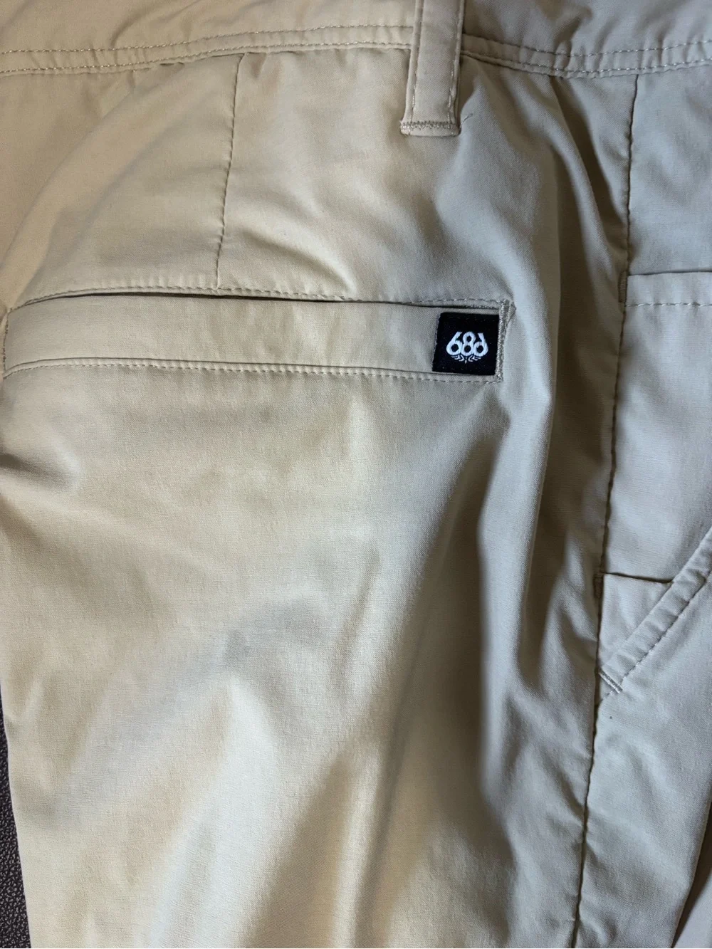 686 Men's Khaki Pants in Light Beige